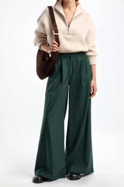 Femme Closed Demi-Manches Longues En Ivoire