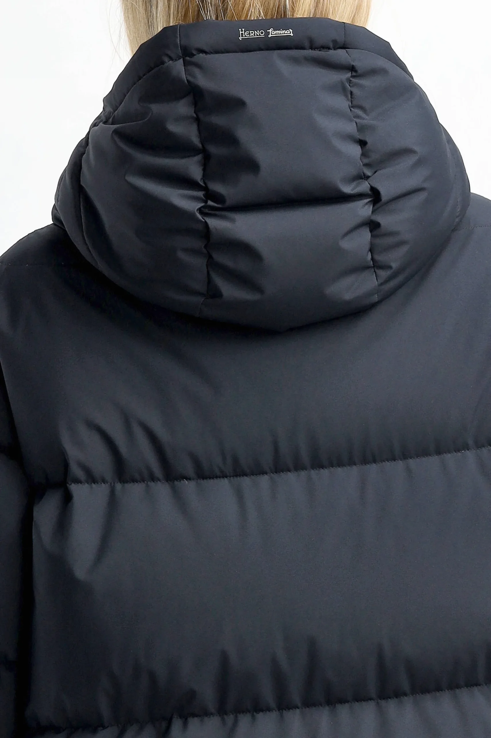 Femme Herno Doudoune A Capuche Dark Navy