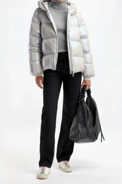 Femme Herno Doudoune Beige Nacre