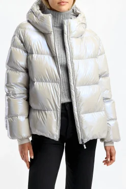 Femme Herno Doudoune Beige Nacre