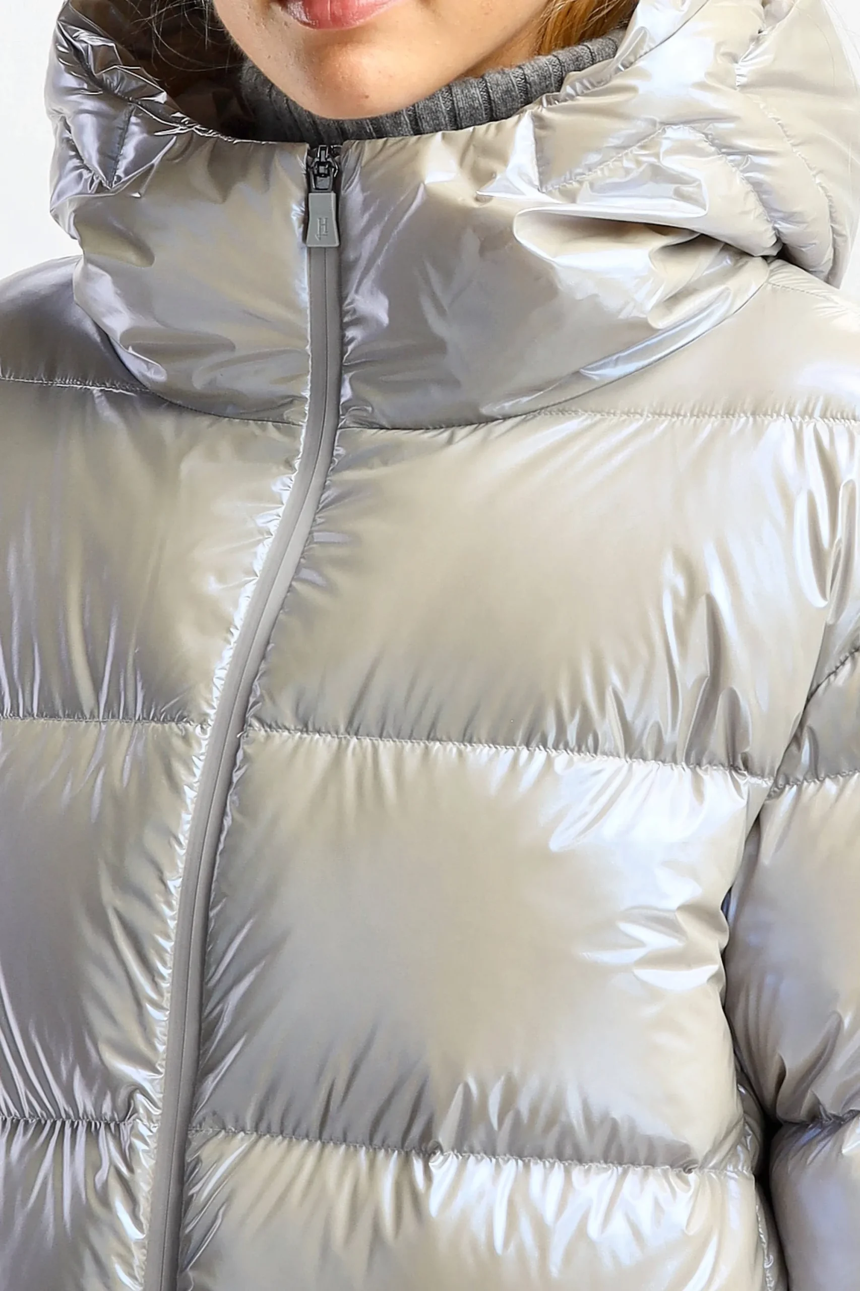 Femme Herno Doudoune Beige Nacre