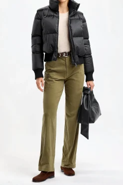 Femme Ahirain Doudoune Blouson Rain En Noir