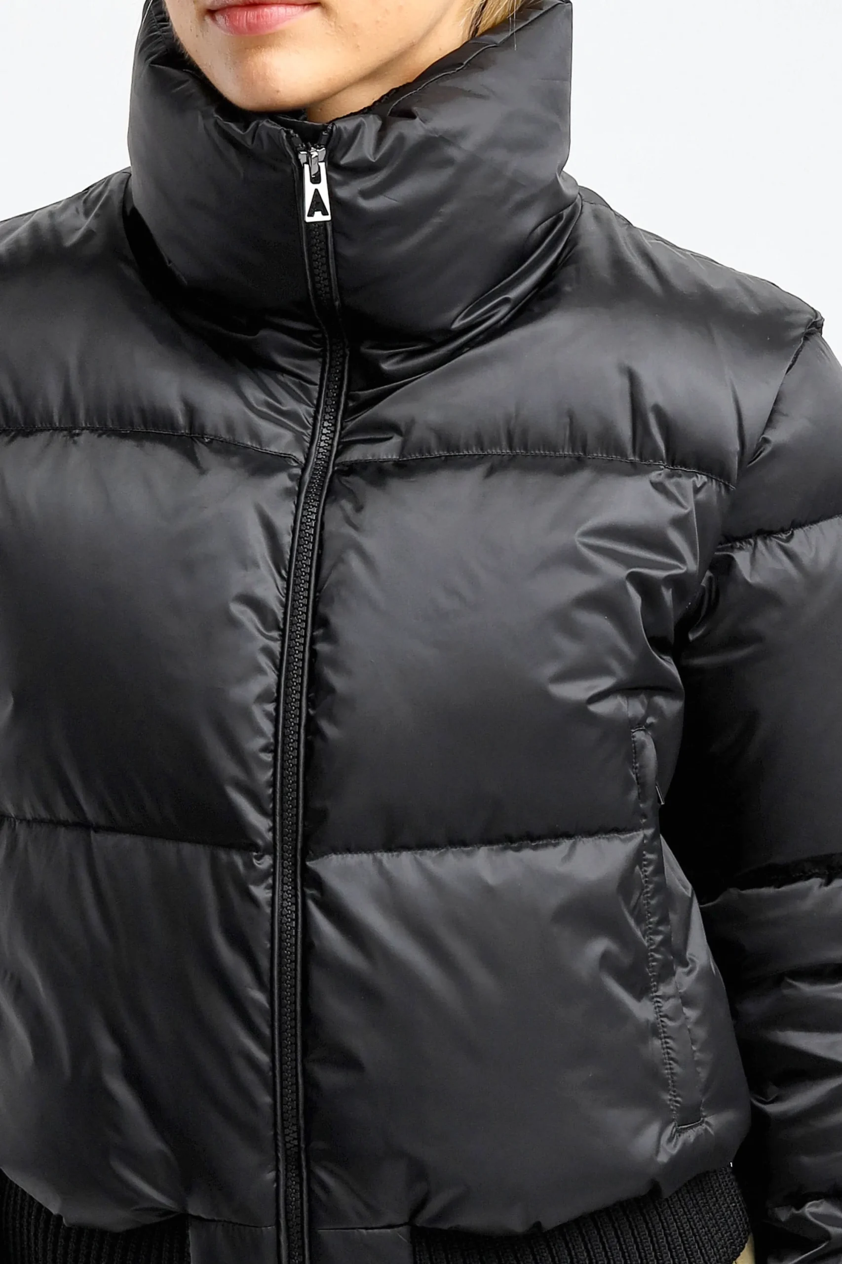 Femme Ahirain Doudoune Blouson Rain En Noir