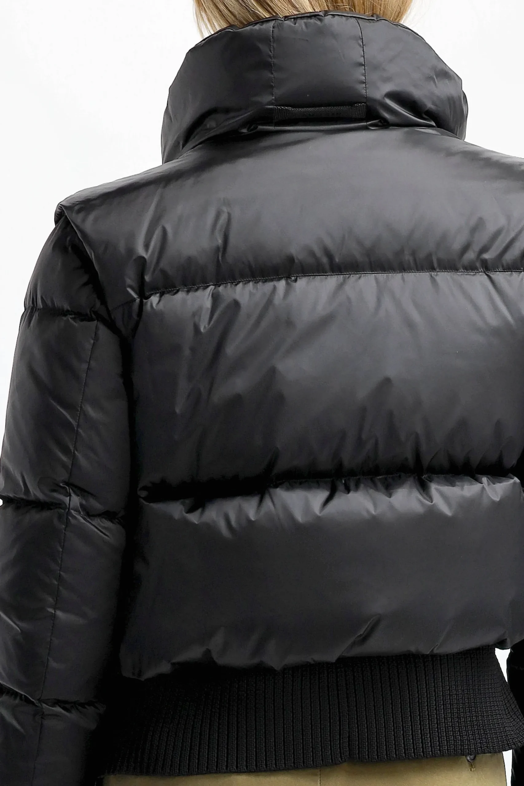 Femme Ahirain Doudoune Blouson Rain En Noir