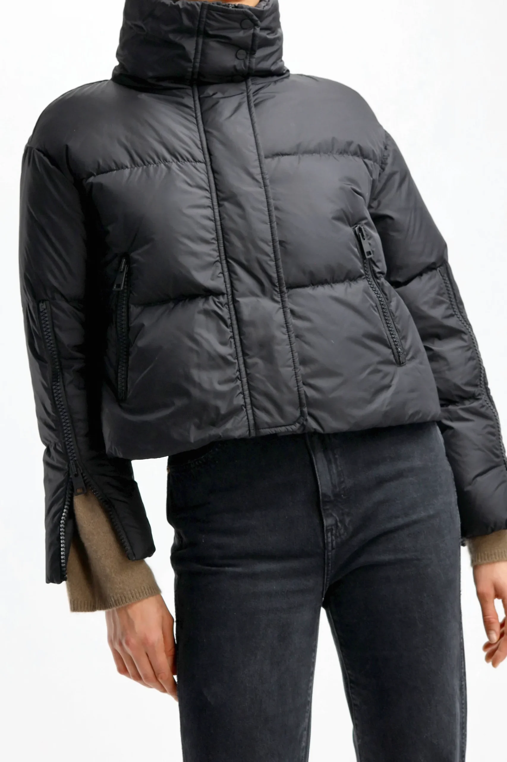 Femme Herno Doudoune En Nero Espresso