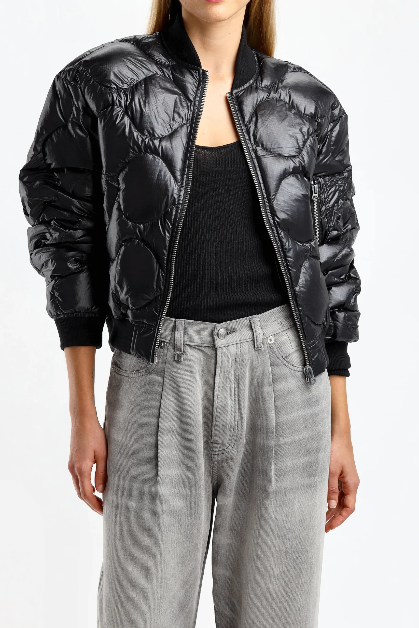 Femme R13 Doudoune Flight En Noir