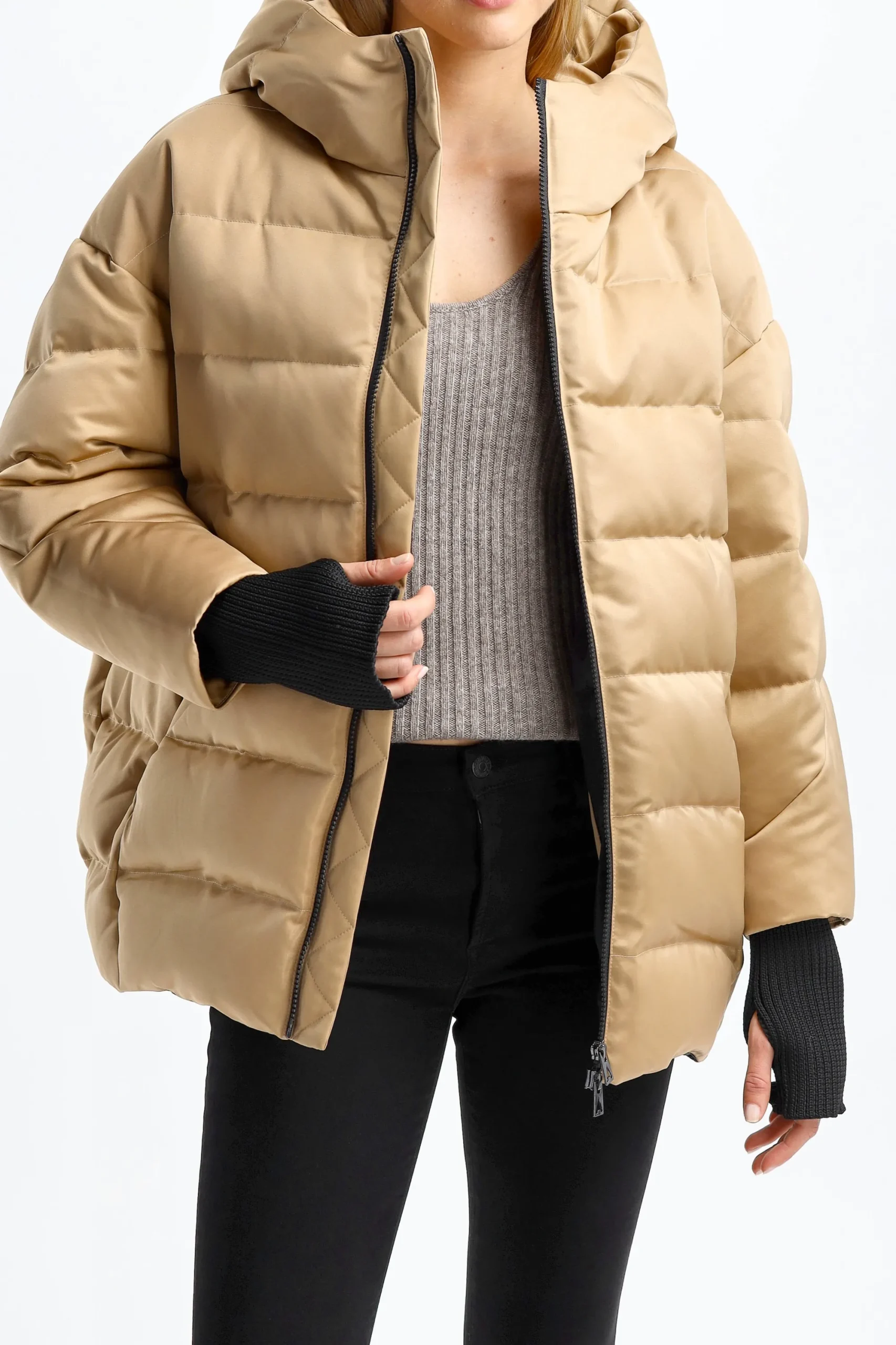 Femme Ahirain Doudoune Puffer Dome In Sandstone