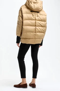 Femme Ahirain Doudoune Puffer Dome In Sandstone