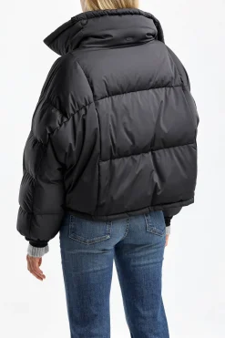 Femme Herno Doudoune Woven En Noir