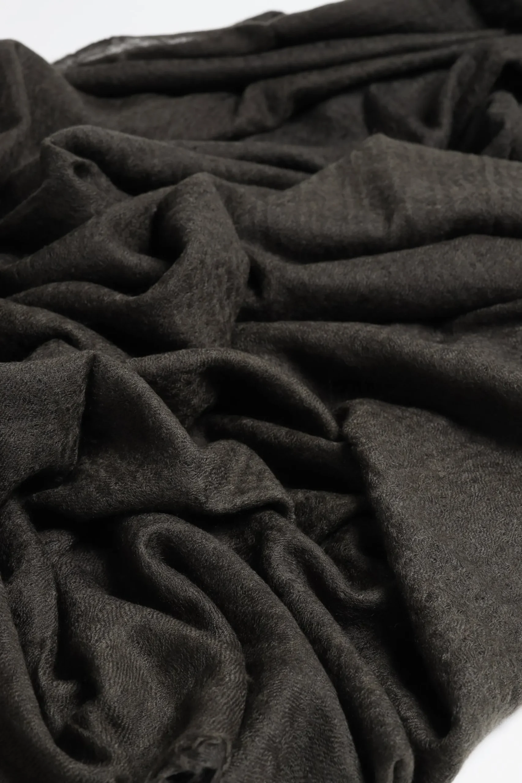 Femme Frenckenberger Echarpe Big Mono In Black Olive