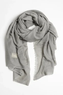 Femme Frenckenberger Echarpe Big Mono In Moon