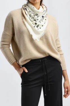 Femme Kujten Echarpe Hachiko Dip Dye A Epice