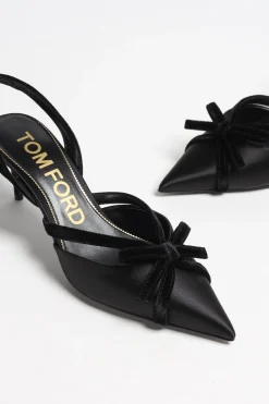 Femme Tom Ford Escarpins A Bride Arriere En Noir