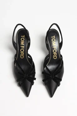 Femme Tom Ford Escarpins A Bride Arriere En Noir