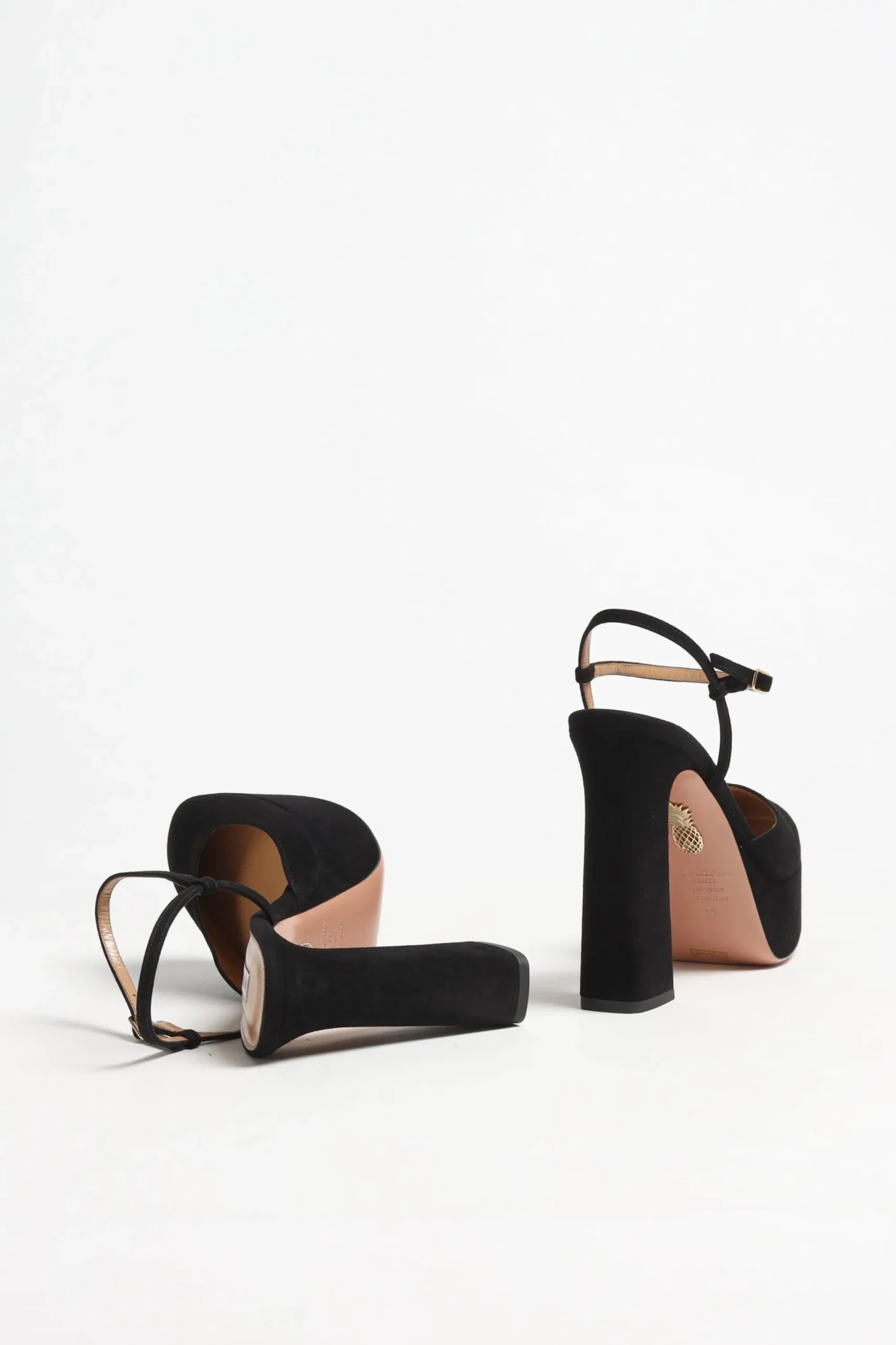 Femme Aquazzura Escarpins A Plateforme Groove En Noir