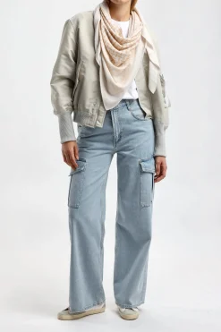 Femme Lala Berlin Foulard Trinity In Soft Vanilla