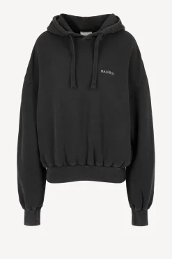 Femme Halfboy Hoodie Fleece Crop En Noir