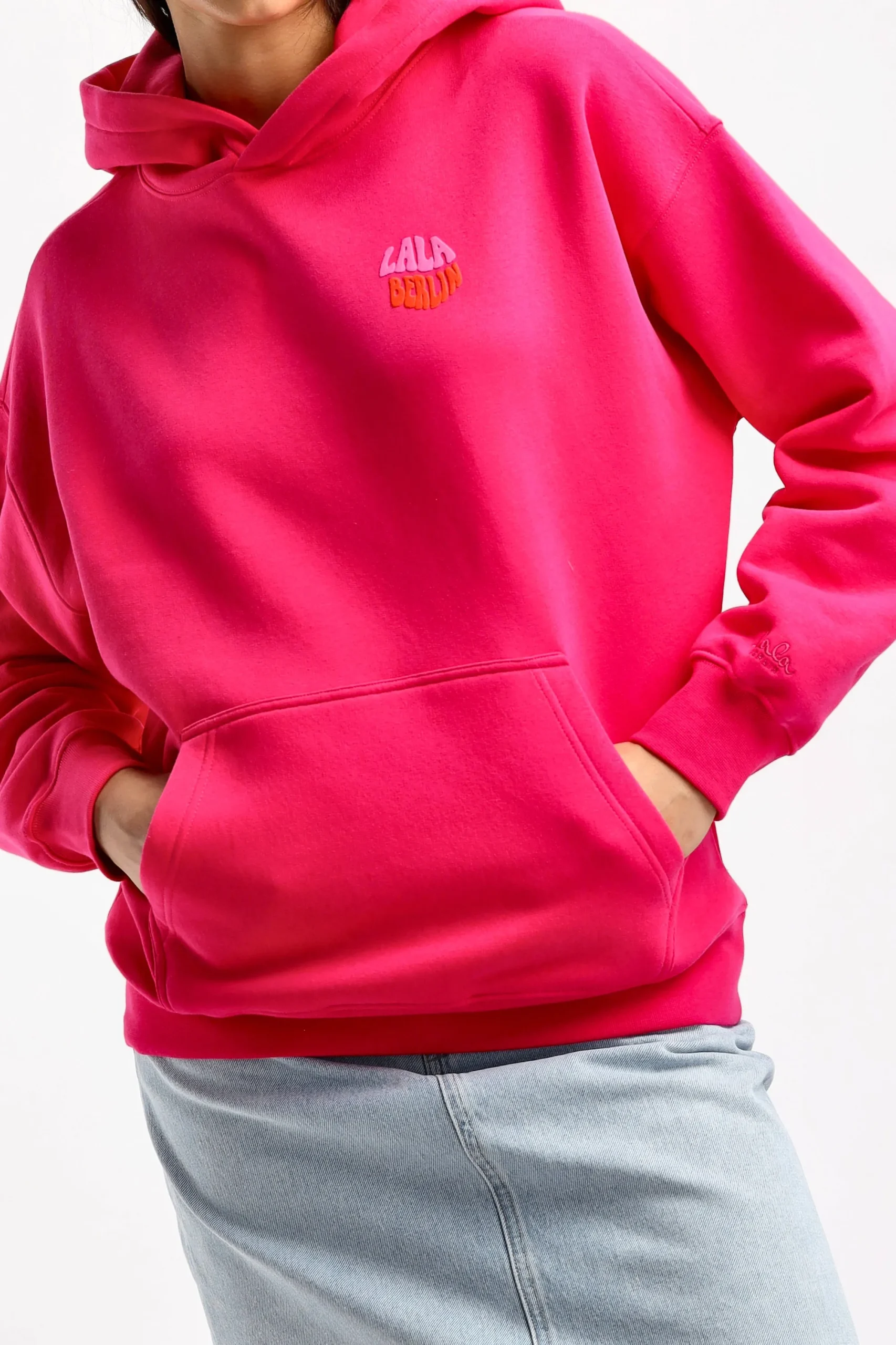 Femme Lala Berlin Hoodie Irina Dans Dragonfruit