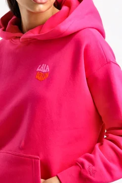 Femme Lala Berlin Hoodie Irina Dans Dragonfruit