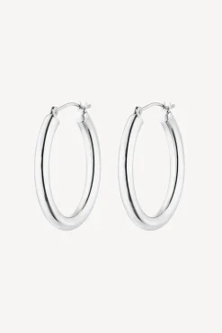 Femme Nina Kastens Jewelry Hoops Essential En Or Blanc