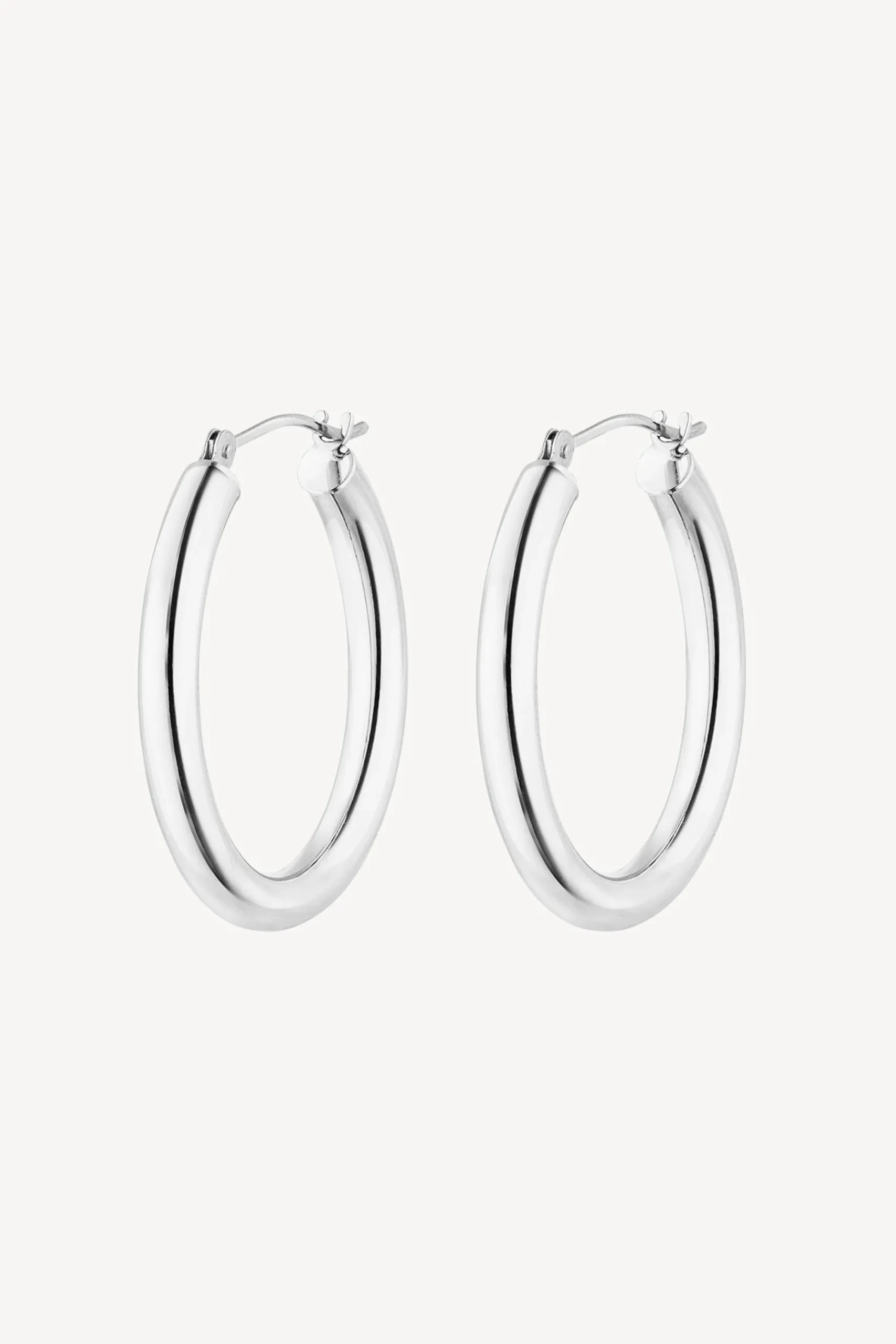 Femme Nina Kastens Jewelry Hoops Essential En Or Blanc