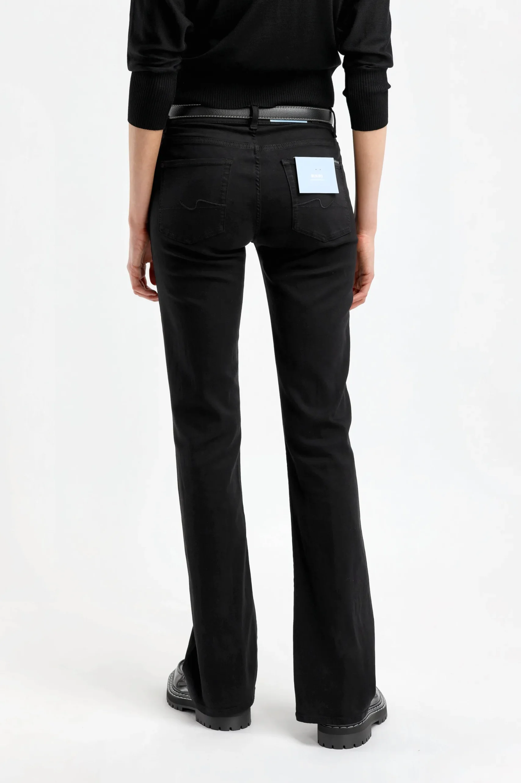 Femme 7 For All Mankind Jeans Bootcut Bair En Noir