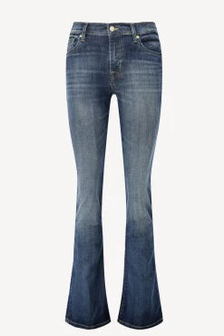 Femme 7 For All Mankind Jeans Bootcut Nolita En Bleu Fonce