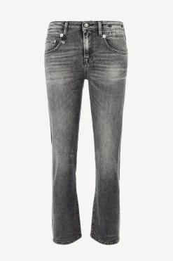 Femme R13 Jeans Boy Straight En Gris Vintage