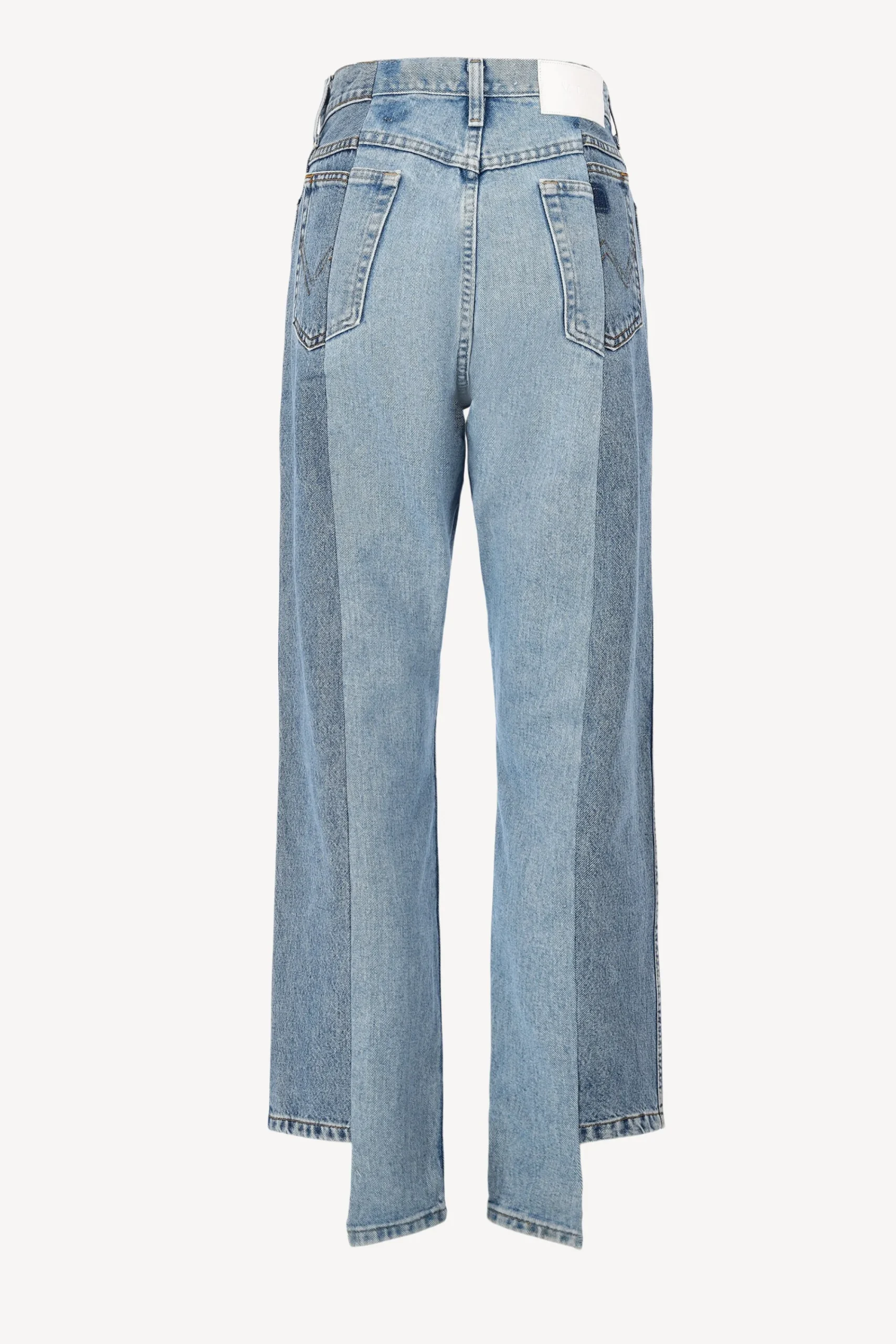 Femme E.L.V. Denim Jeans Boyfriend En Mid/Light Blue