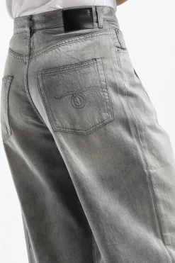 Femme R13 Jeans Damon Wide Leg En Wade Grey