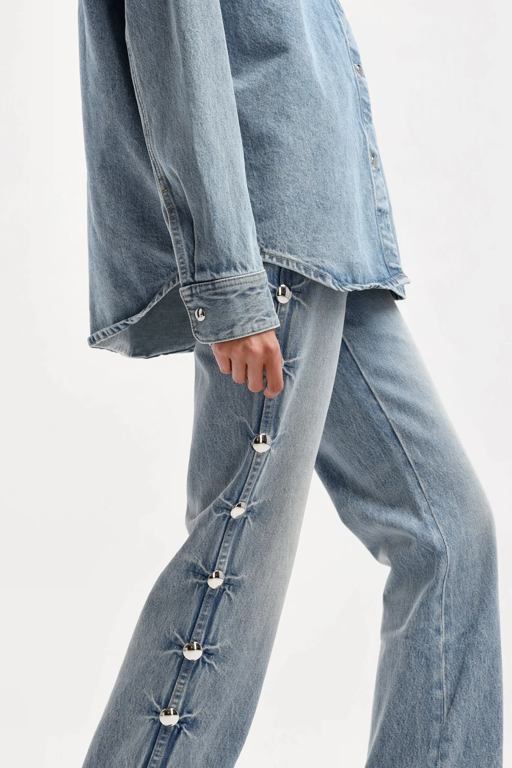 Femme Khaite Jeans Danielle Studded A Canton