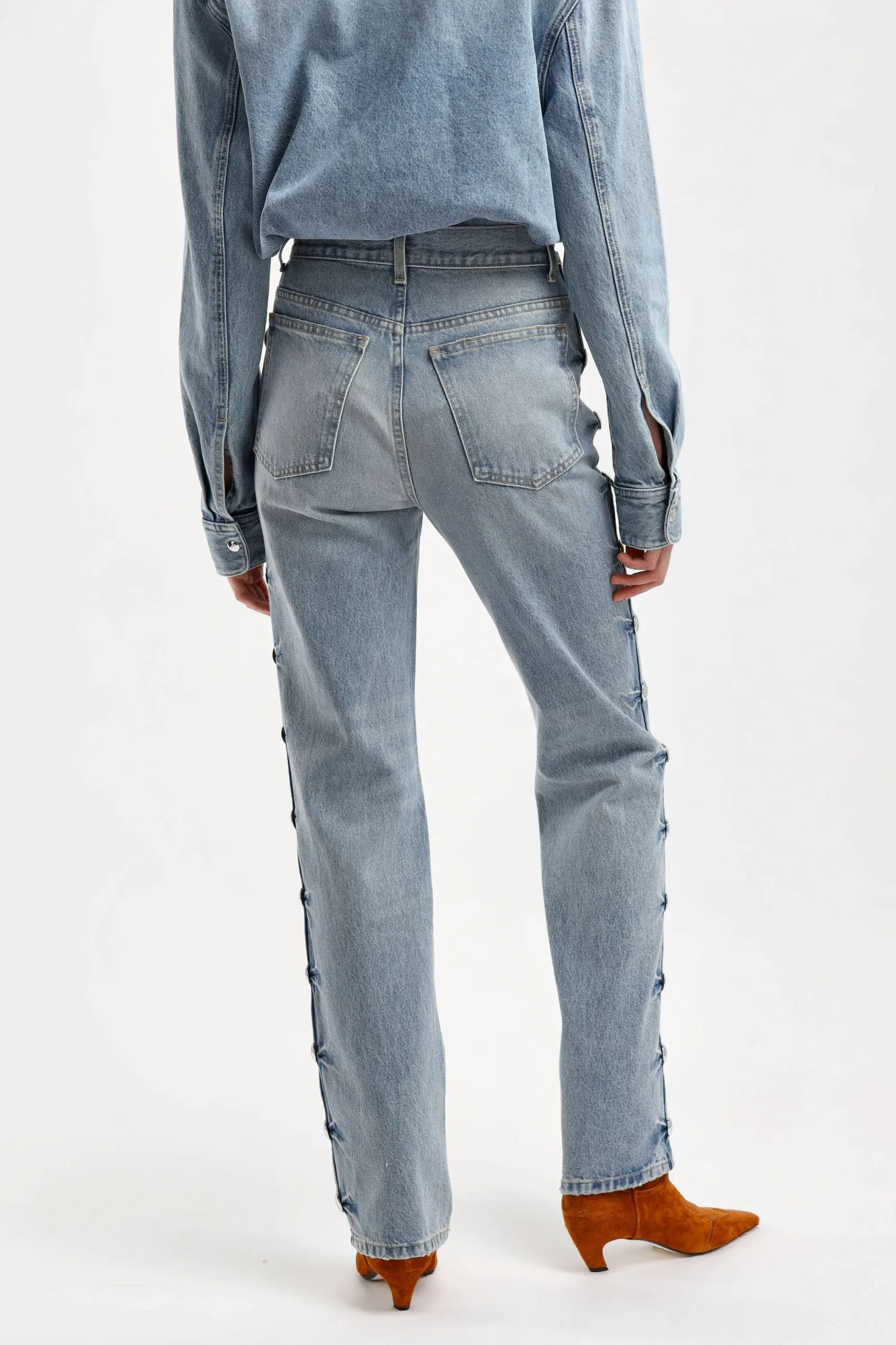 Femme Khaite Jeans Danielle Studded A Canton