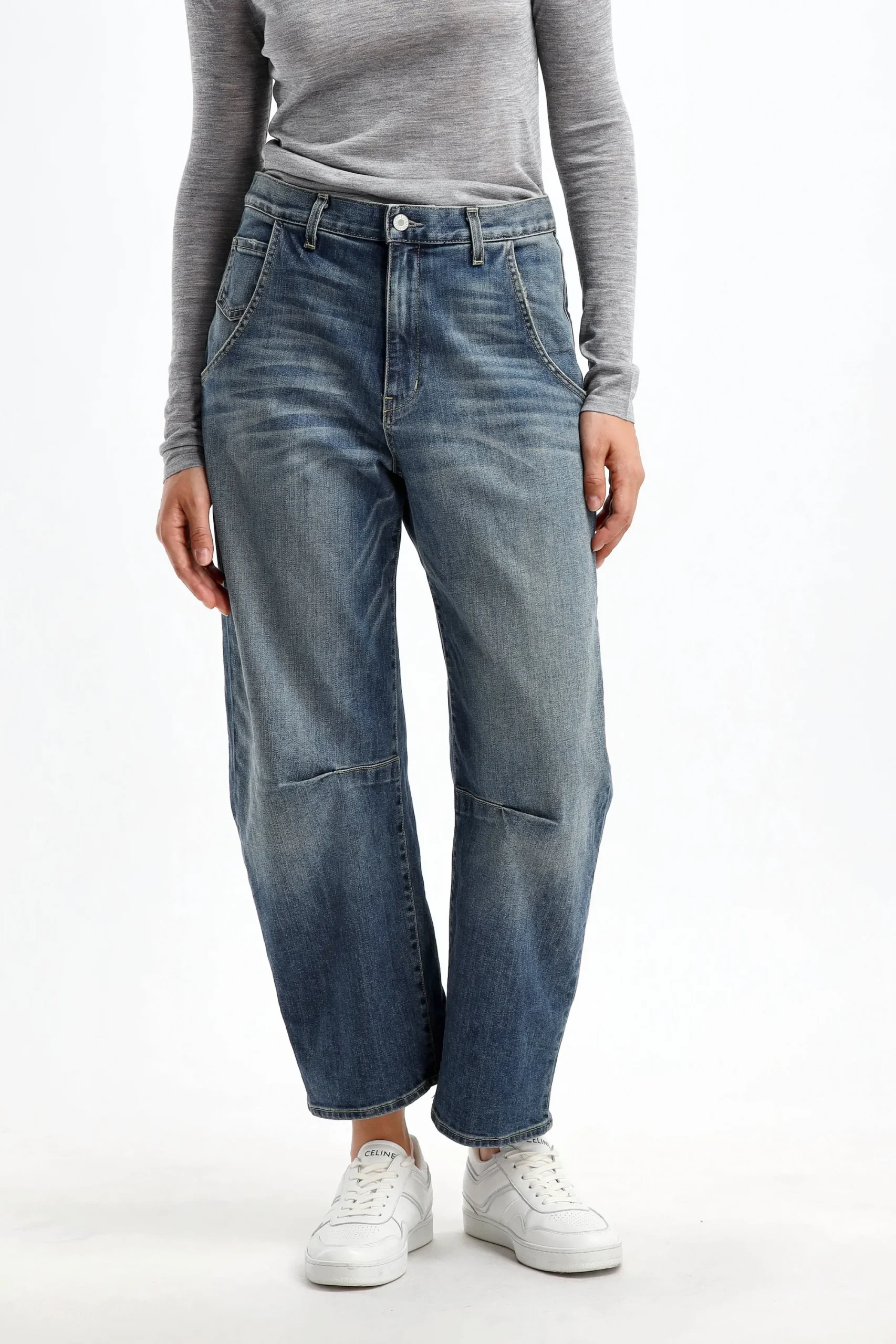 Femme Nili Lotan Jeans Emerson En Classic Wash