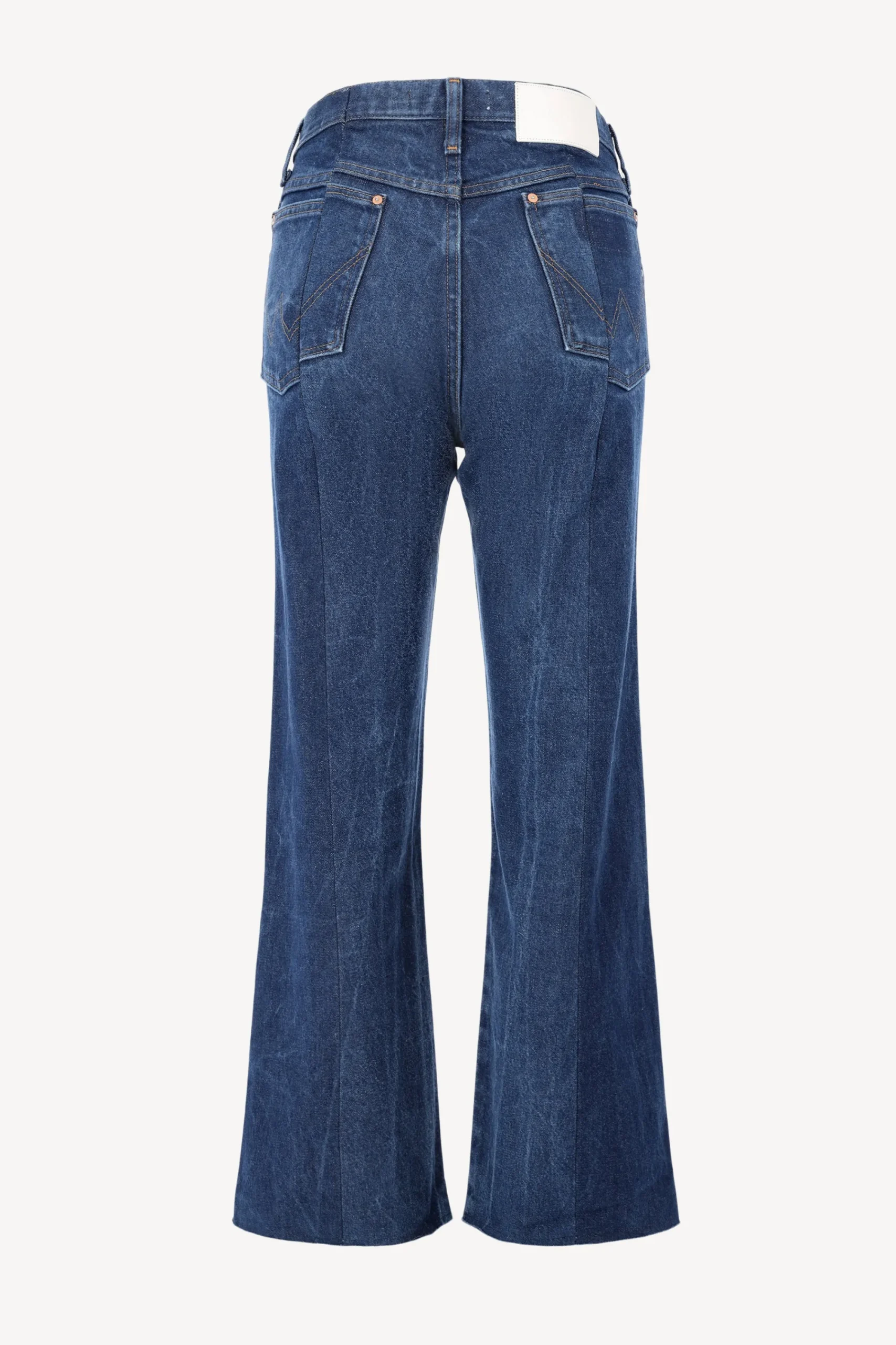 Femme E.L.V. Denim Jeans Flare En Bleu Fonce
