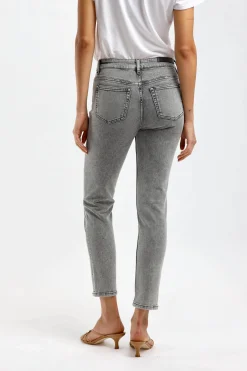 Femme IRO Jeans Galloway En Gris Use