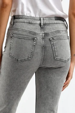 Femme IRO Jeans Galloway En Gris Use