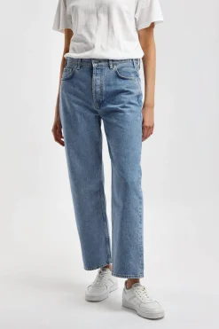 Femme Anine Bing Jeans Gavin En Bleu