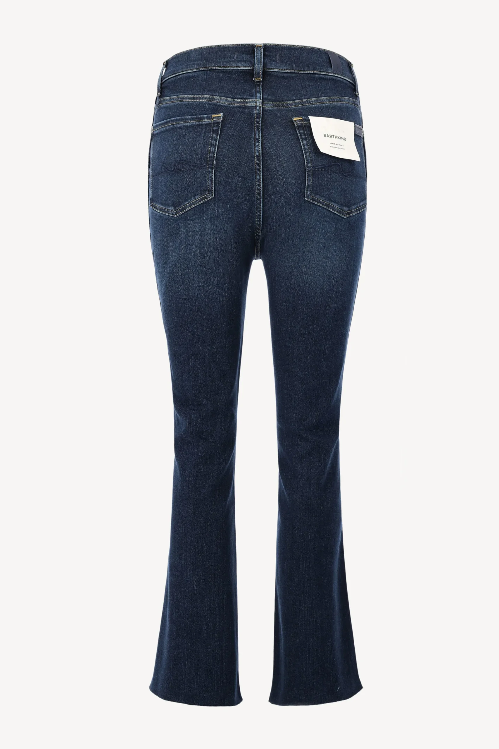 Femme 7 For All Mankind Jeans Hw Slim Kick En Bleu Fonce