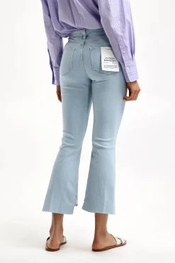 Femme Frame Jeans Le Crop Mini Boot En Clarte