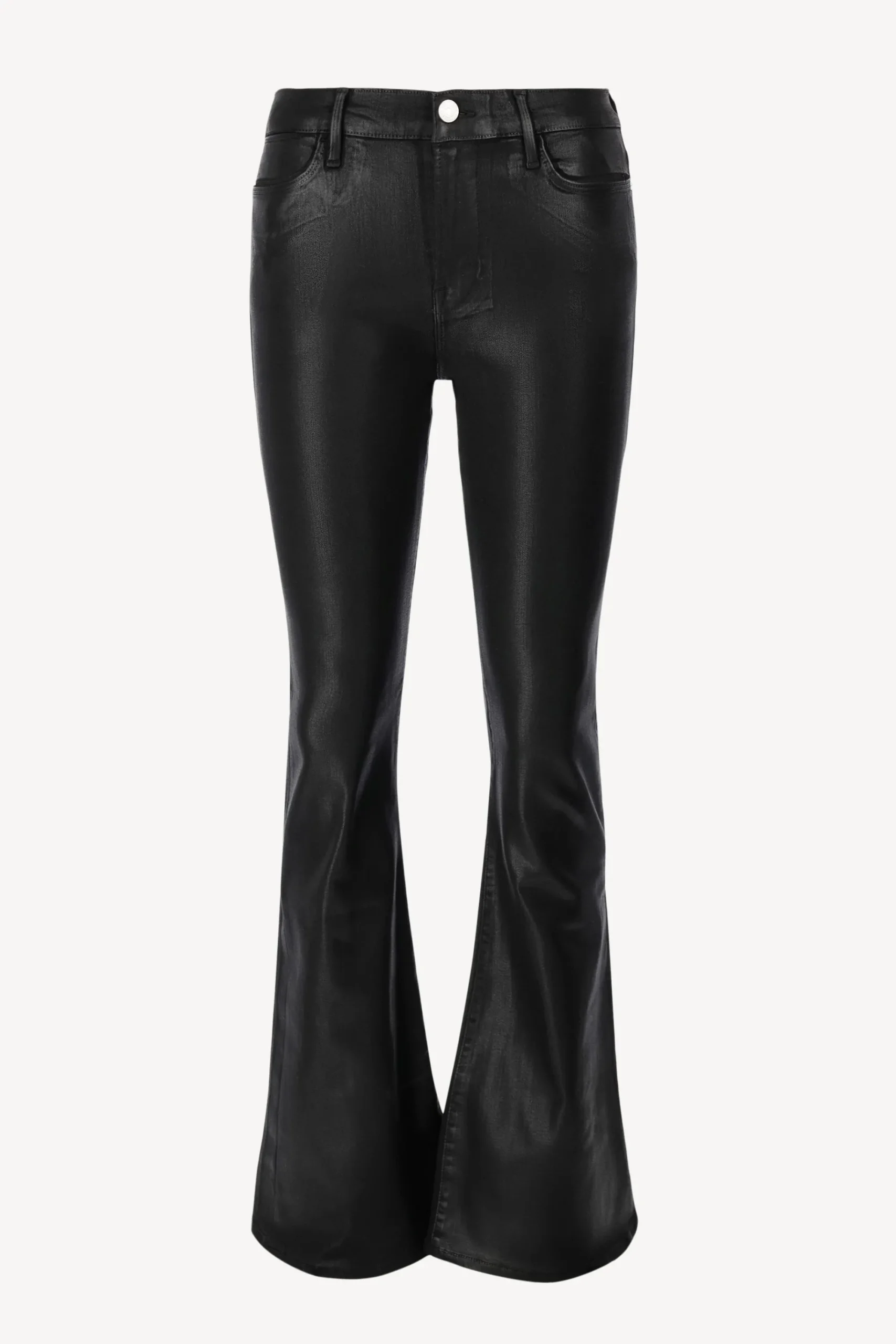 Femme Frame Jeans Le High Flare En Noir