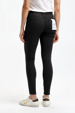 Femme Frame Jeans Le High Skinny En Film Noir