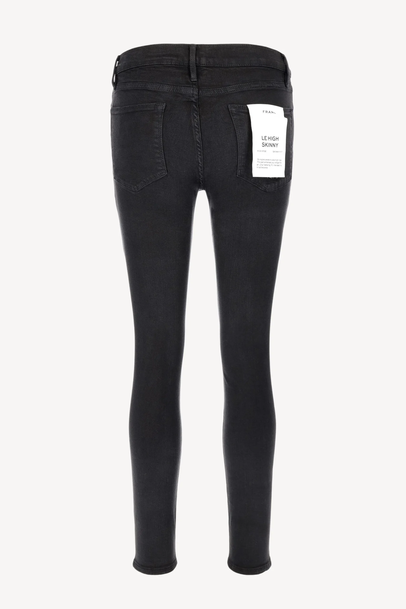 Femme Frame Jeans Le High Skinny En Film Noir