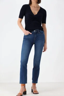 Femme Frame Jeans Le High Straight En Earthbound