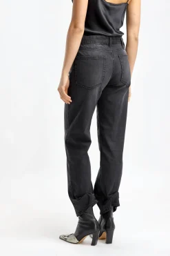 Femme Darkpark Jeans Liz En Noir Use