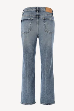 Femme 7 For All Mankind Jeans Logan Stovepipe En Bleu Clair