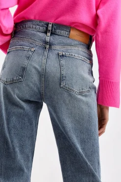 Femme 7 For All Mankind Jeans Logan Stovepipe En Bleu Clair