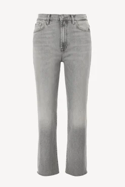 Femme 7 For All Mankind Jeans Logan Stovepipe En Gris