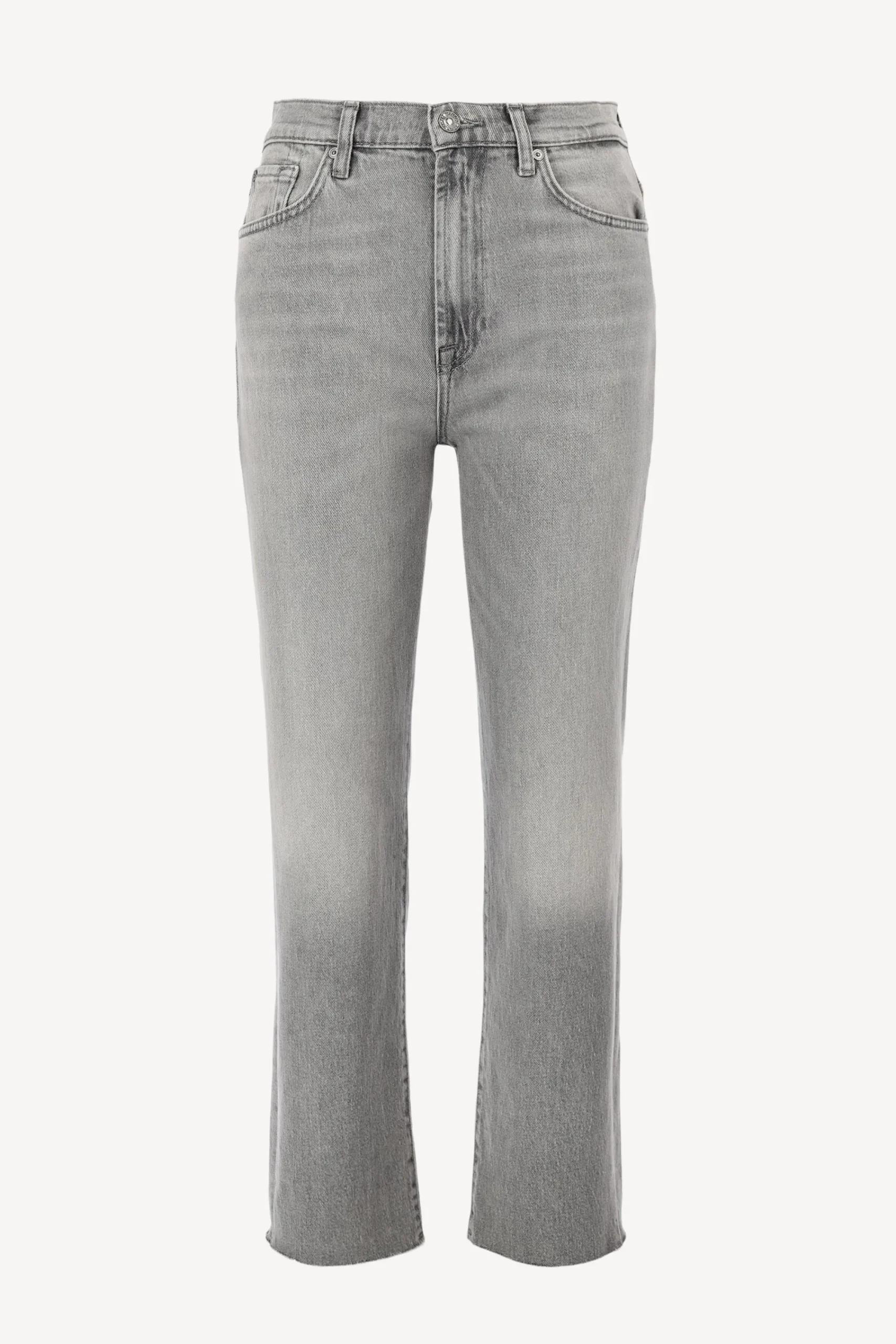 Femme 7 For All Mankind Jeans Logan Stovepipe En Gris