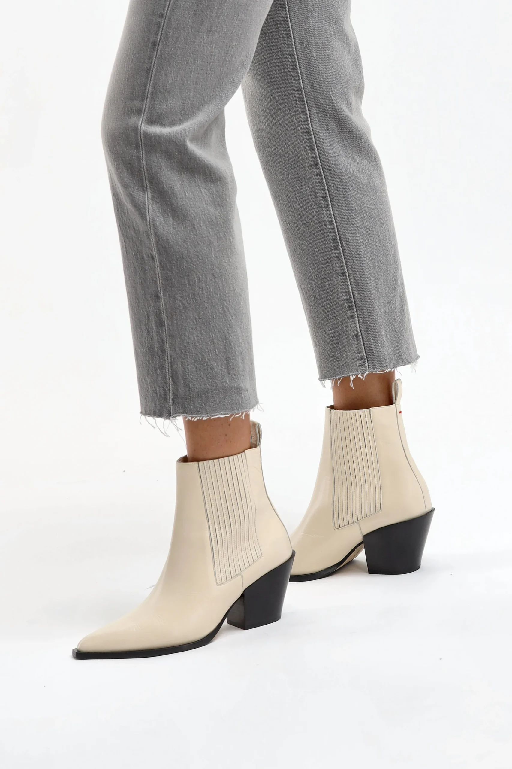 Femme 7 For All Mankind Jeans Logan Stovepipe En Gris