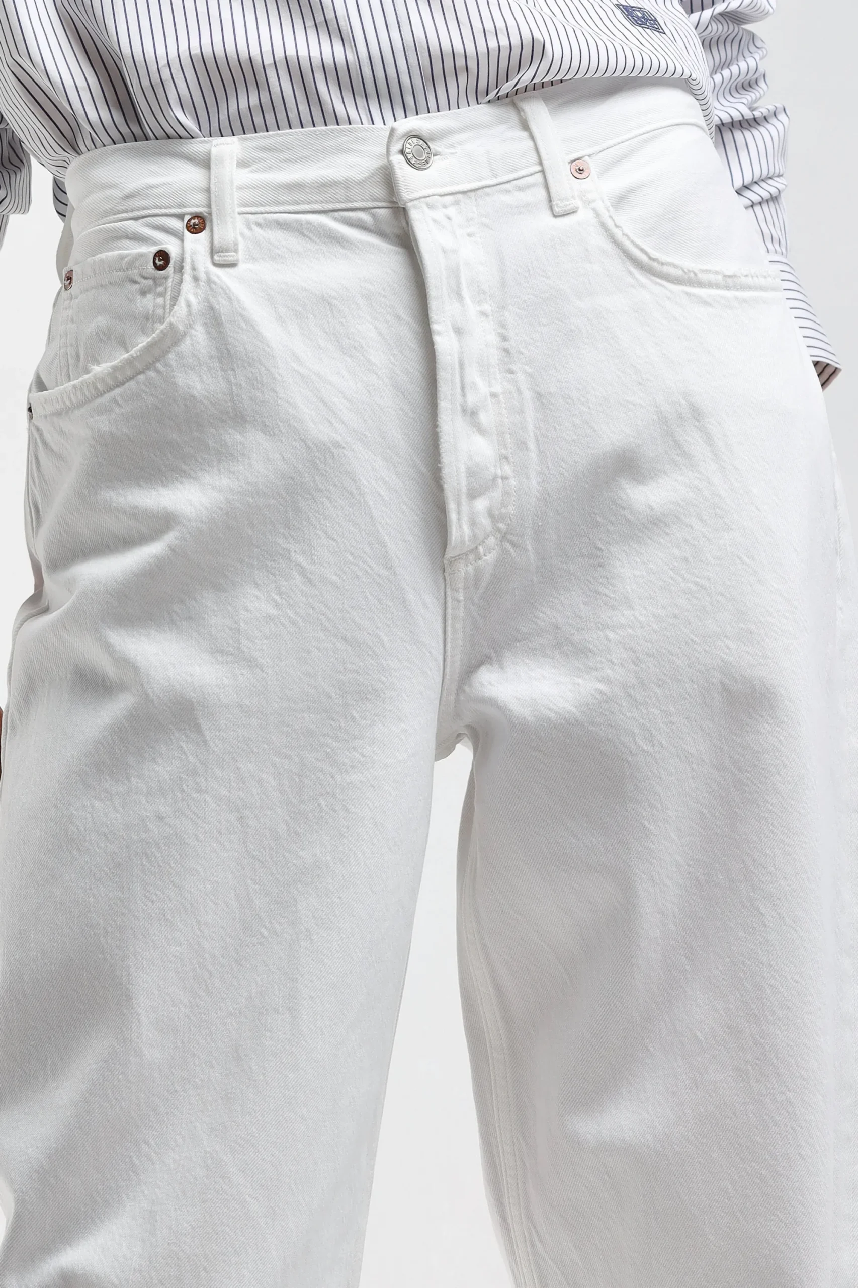 Femme Agolde Jeans Low Slung Baggy En Milkshake